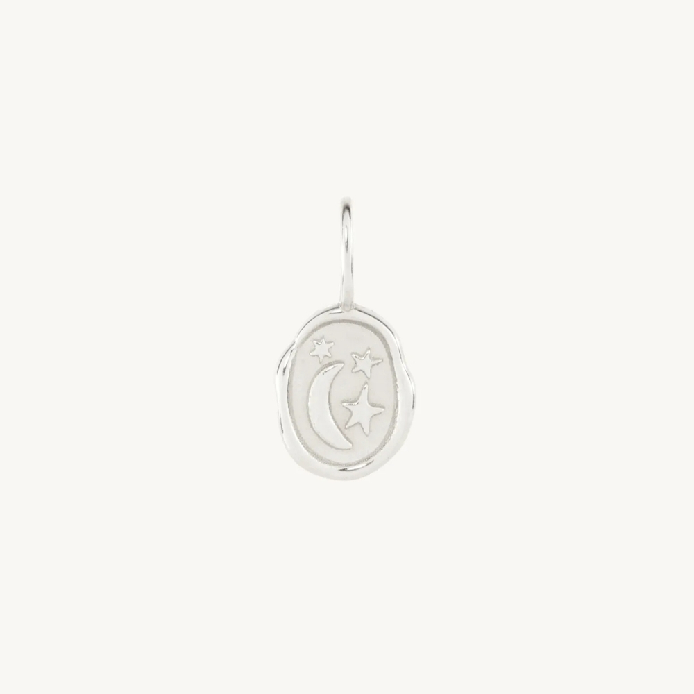Moon & Stars Wax Seal Charm